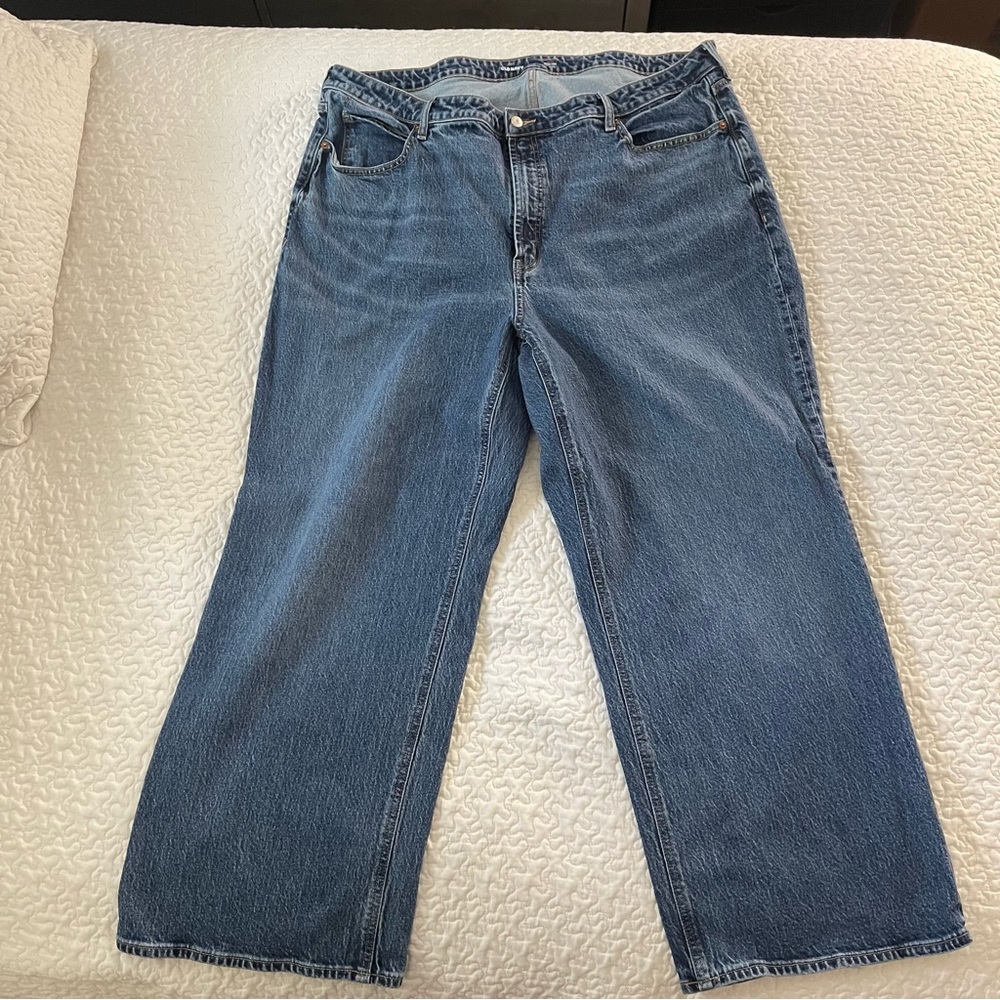 Old Navy Curvy Wide Leg Jeans